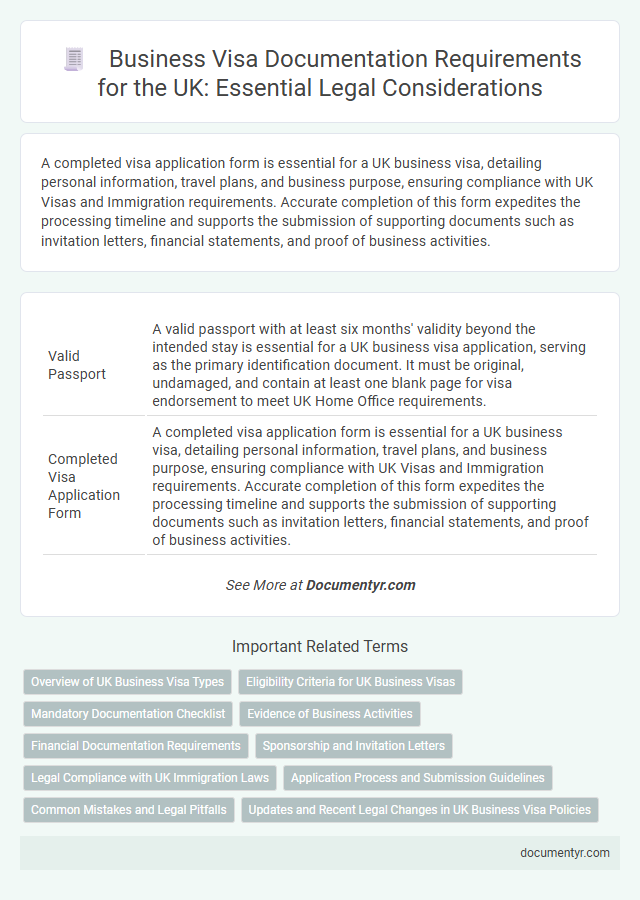 Business Visa Documentation Requirements for the UK: Essential Legal Considerations