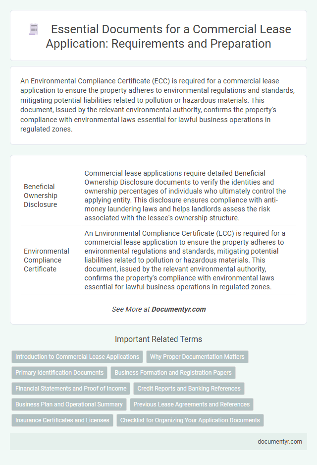 Essential Documents for a Commercial Lease Application: Requirements and Preparation