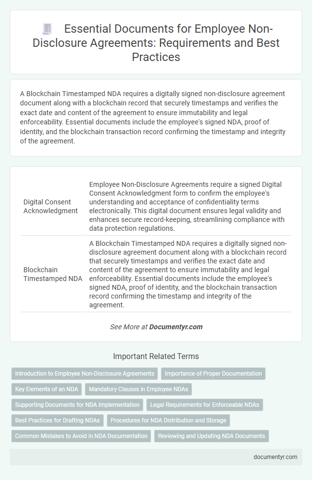 Essential Documents for Employee Non-Disclosure Agreements: Requirements and Best Practices