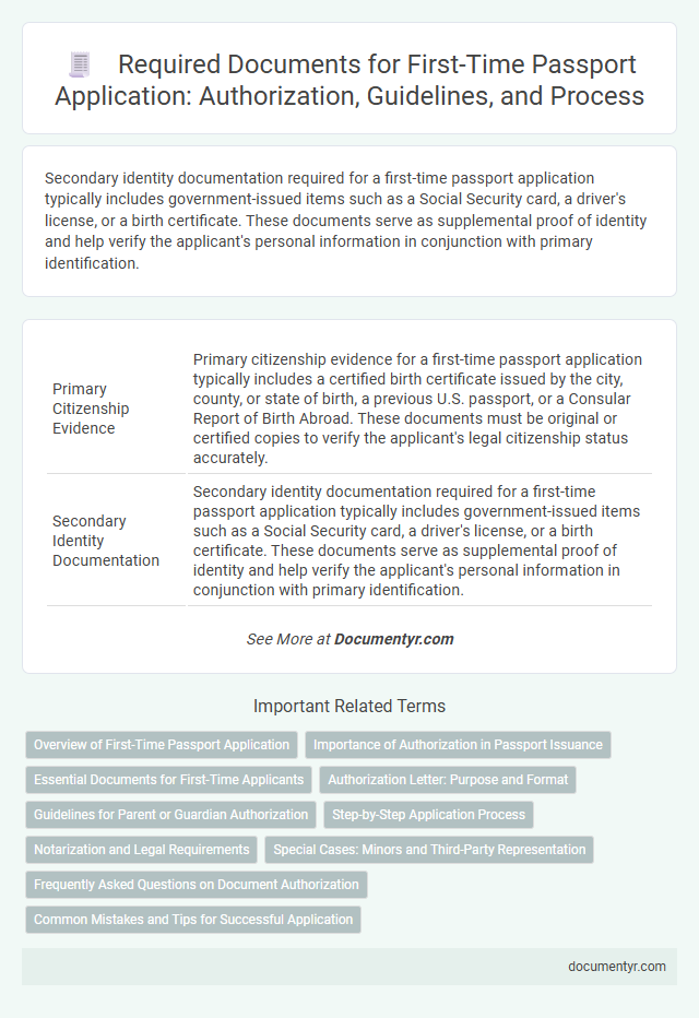 Required Documents for First-Time Passport Application: Authorization, Guidelines, and Process