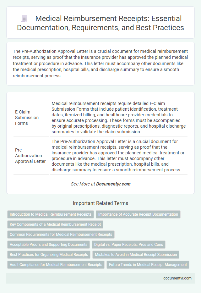 Medical Reimbursement Receipts: Essential Documentation, Requirements, and Best Practices