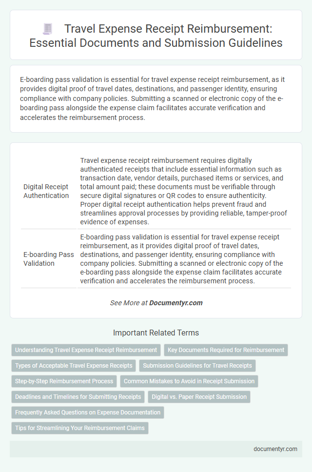 Travel Expense Receipt Reimbursement: Essential Documents and Submission Guidelines