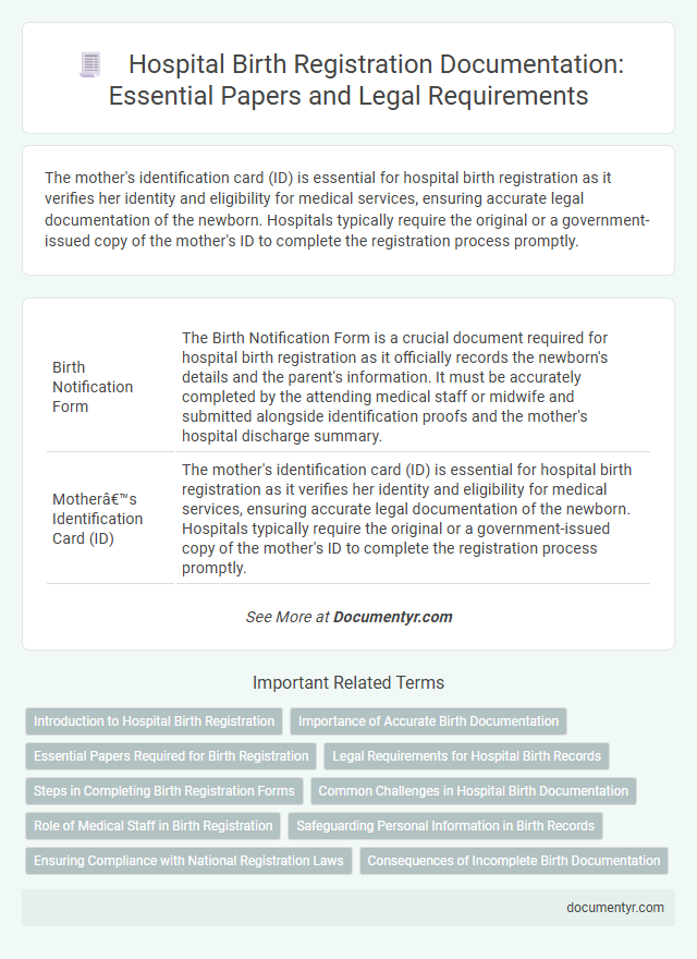 Hospital Birth Registration Documentation: Essential Papers and Legal Requirements