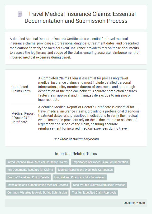 Travel Medical Insurance Claims: Essential Documentation and Submission Process