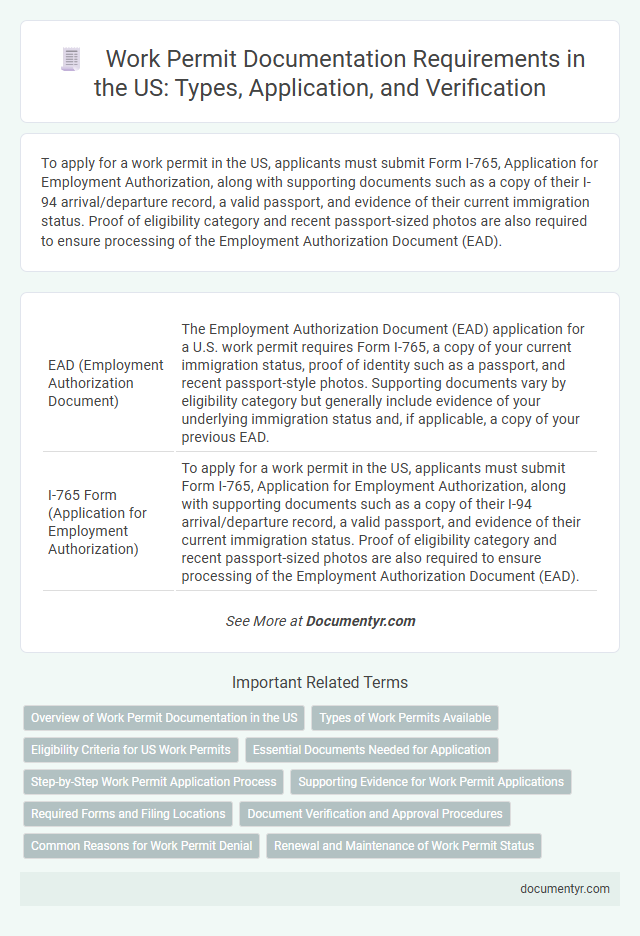 Work Permit Documentation Requirements in the US: Types, Application, and Verification