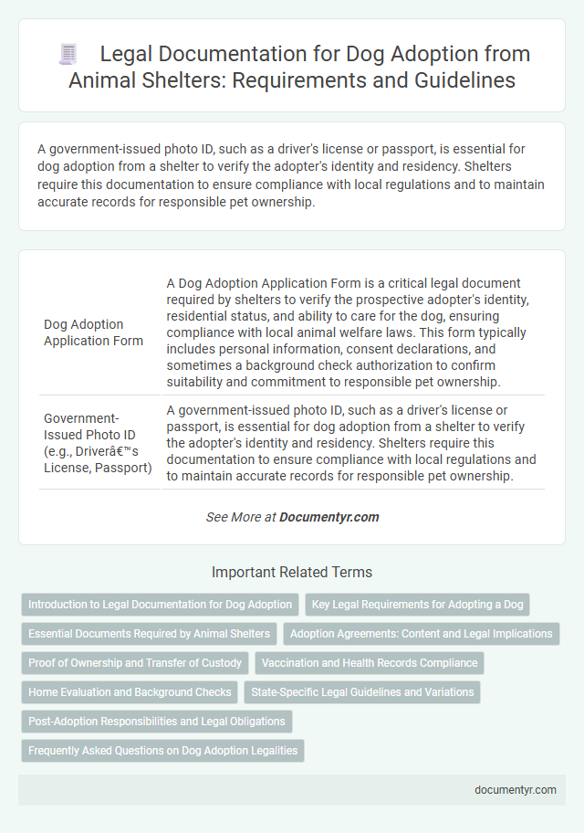 Legal Documentation for Dog Adoption from Animal Shelters: Requirements and Guidelines