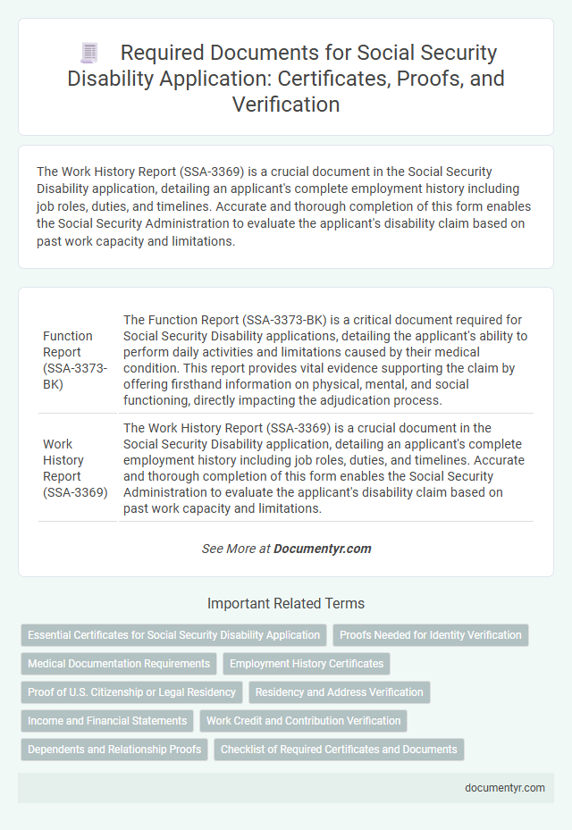 Required Documents for Social Security Disability Application: Certificates, Proofs, and Verification