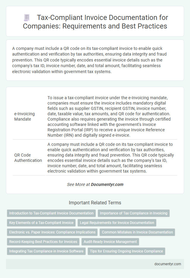 Tax-Compliant Invoice Documentation for Companies: Requirements and Best Practices
