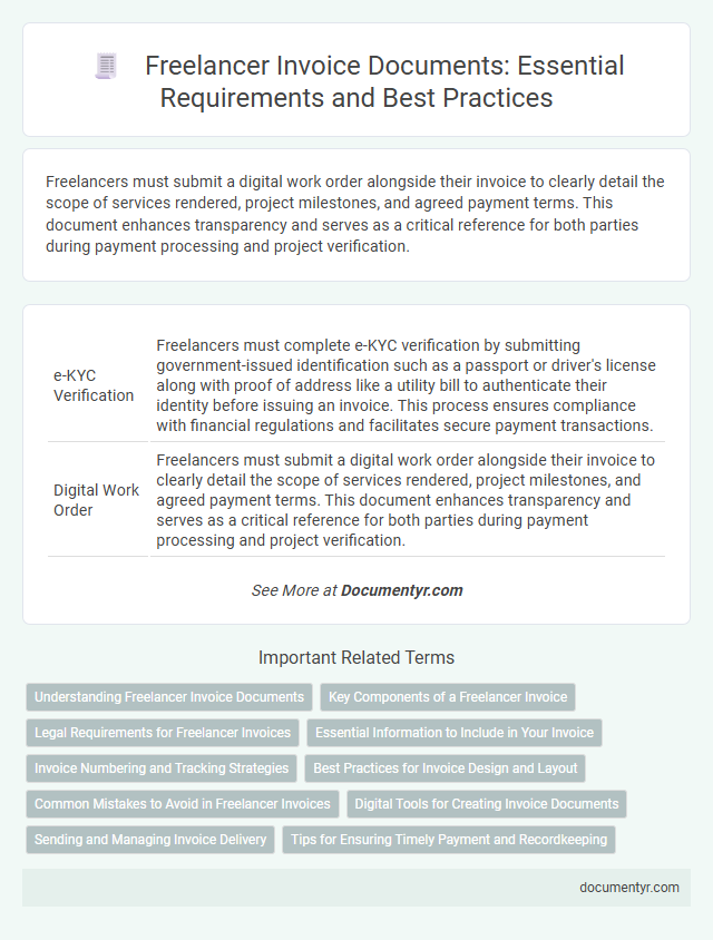 Freelancer Invoice Documents: Essential Requirements and Best Practices