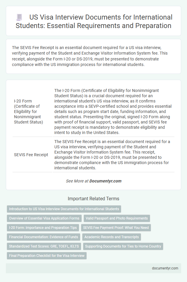 US Visa Interview Documents for International Students: Essential Requirements and Preparation