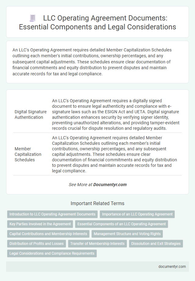 LLC Operating Agreement Documents: Essential Components and Legal Considerations