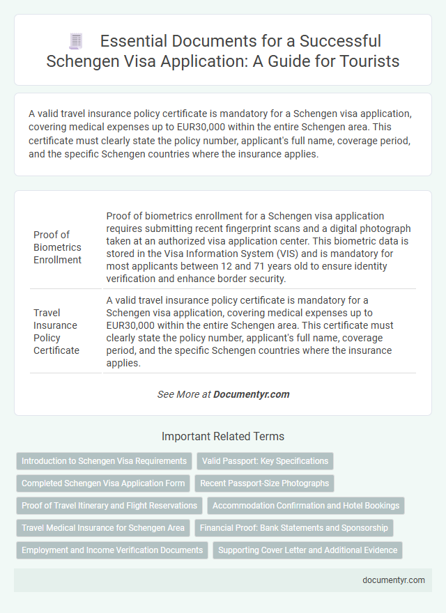 Essential Documents for a Successful Schengen Visa Application: A Guide for Tourists