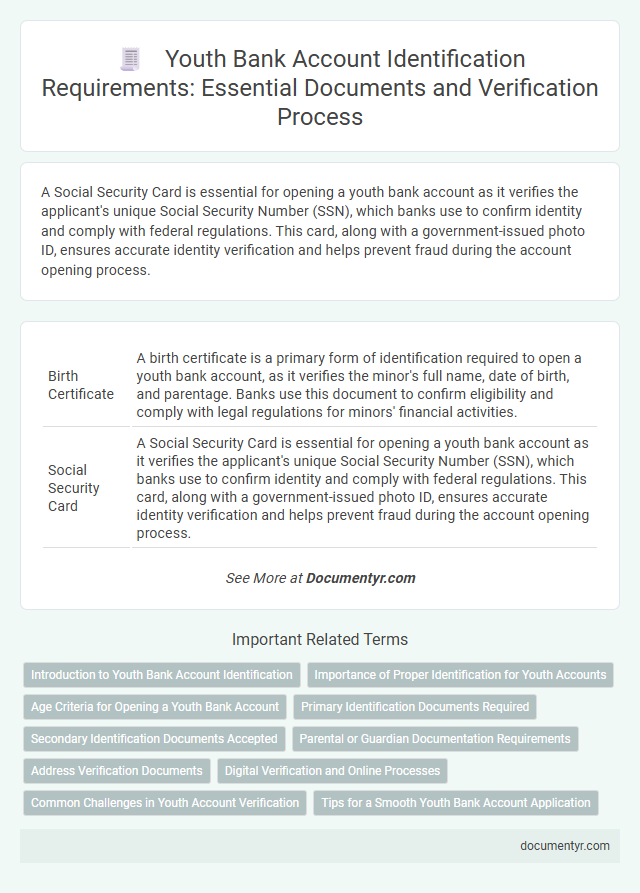 Youth Bank Account Identification Requirements: Essential Documents and Verification Process