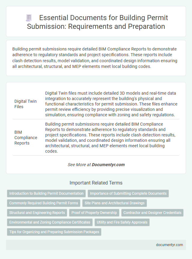 Essential Documents for Building Permit Submission: Requirements and Preparation