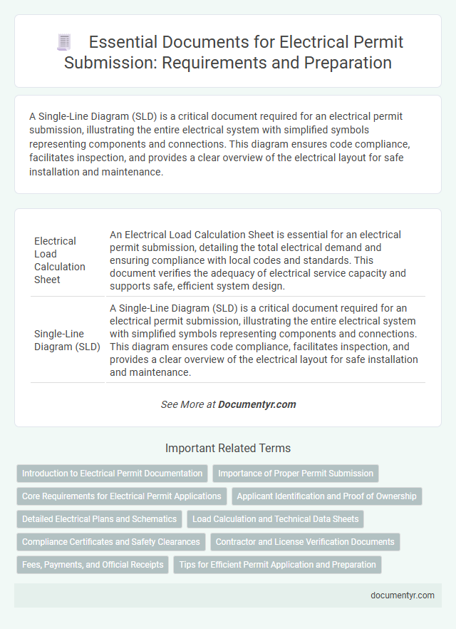 Essential Documents for Electrical Permit Submission: Requirements and Preparation