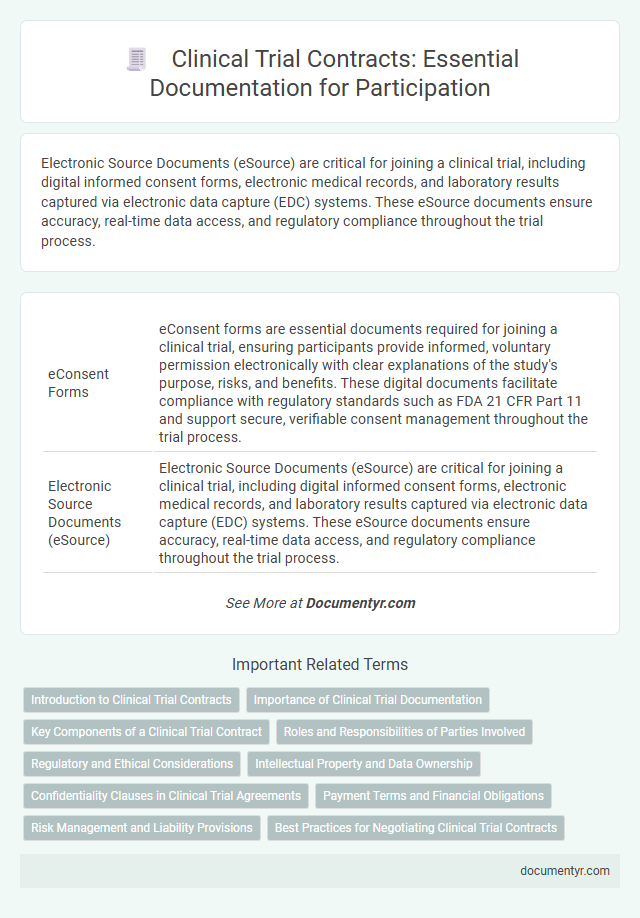 Clinical Trial Contracts: Essential Documentation for Participation