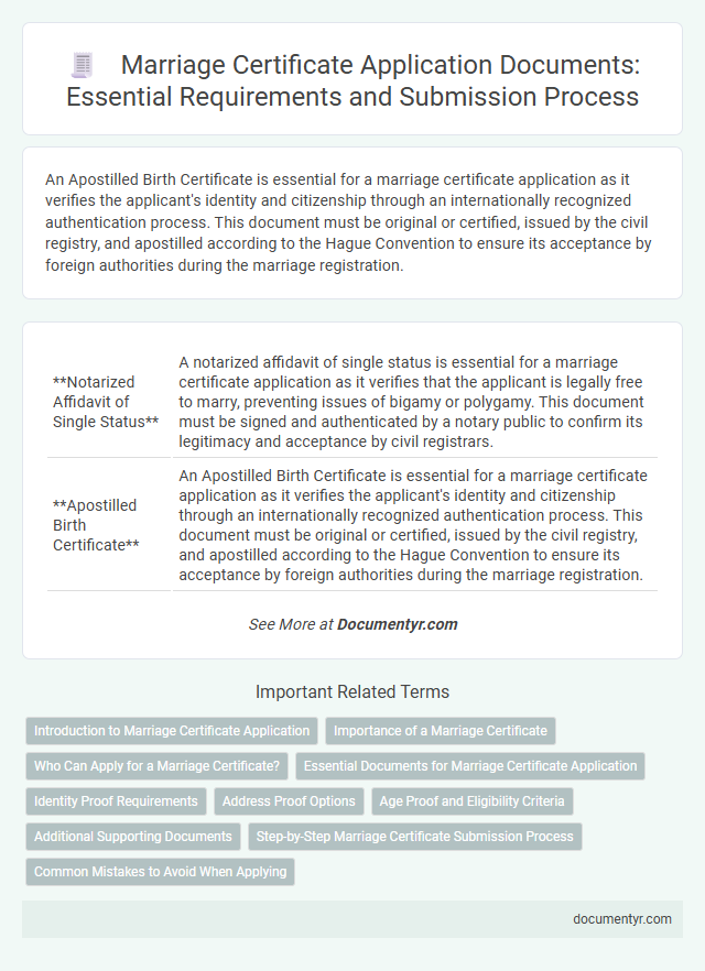 Marriage Certificate Application Documents: Essential Requirements and Submission Process