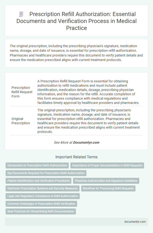 Prescription Refill Authorization: Essential Documents and Verification Process in Medical Practice
