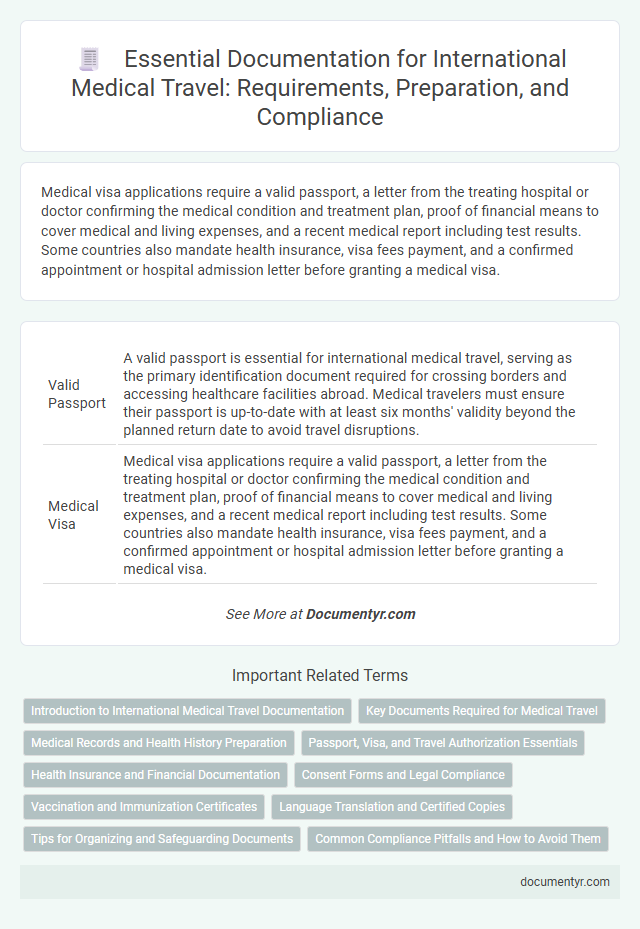 Essential Documentation for International Medical Travel: Requirements, Preparation, and Compliance