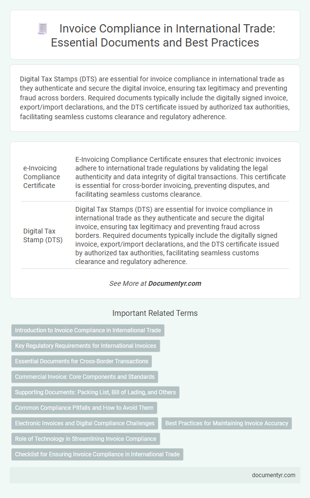 Invoice Compliance in International Trade: Essential Documents and Best Practices
