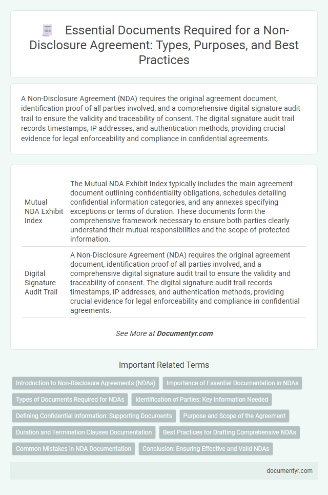 Essential Documents Required for a Non-Disclosure Agreement: Types, Purposes, and Best Practices