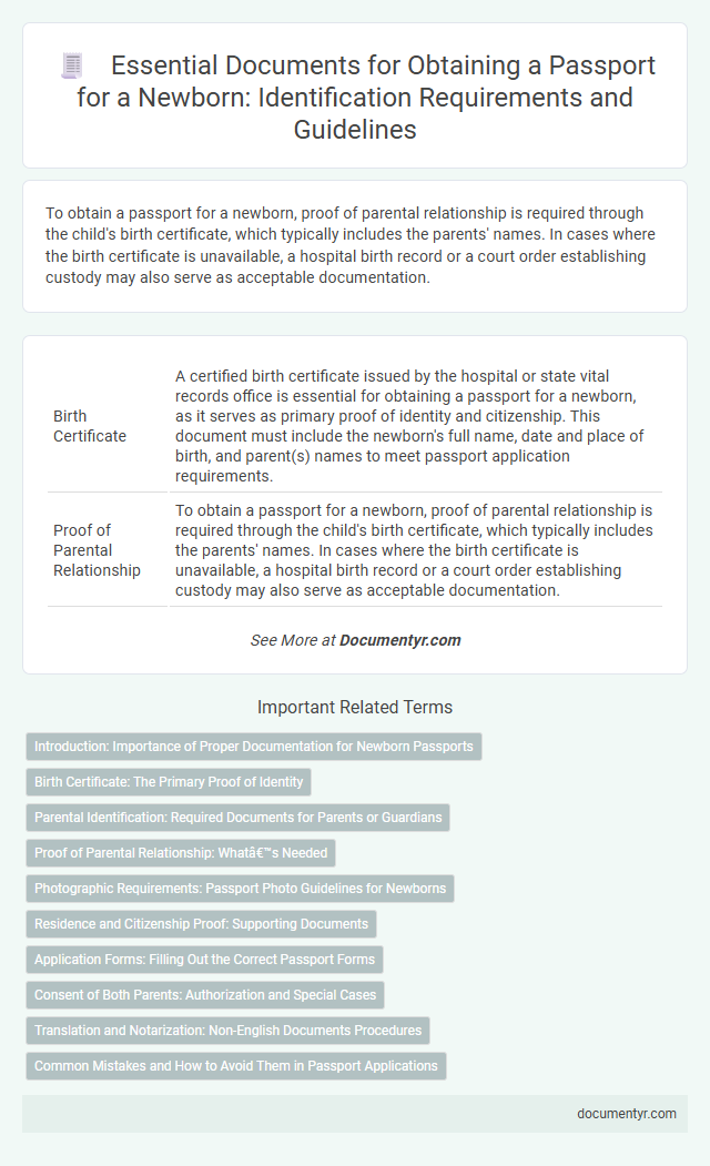 Essential Documents for Obtaining a Passport for a Newborn: Identification Requirements and Guidelines