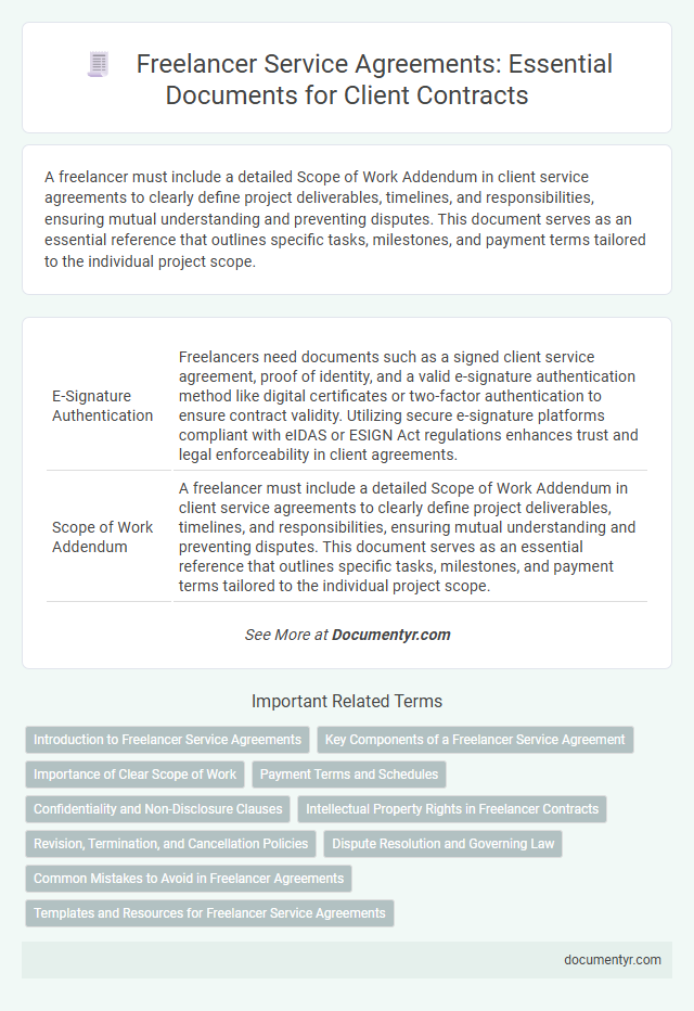 Freelancer Service Agreements: Essential Documents for Client Contracts