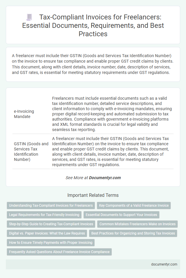 Tax-Compliant Invoices for Freelancers: Essential Documents, Requirements, and Best Practices