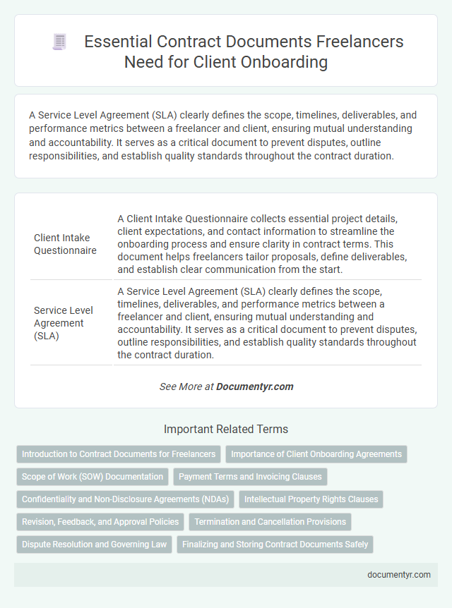 Essential Contract Documents Freelancers Need for Client Onboarding
