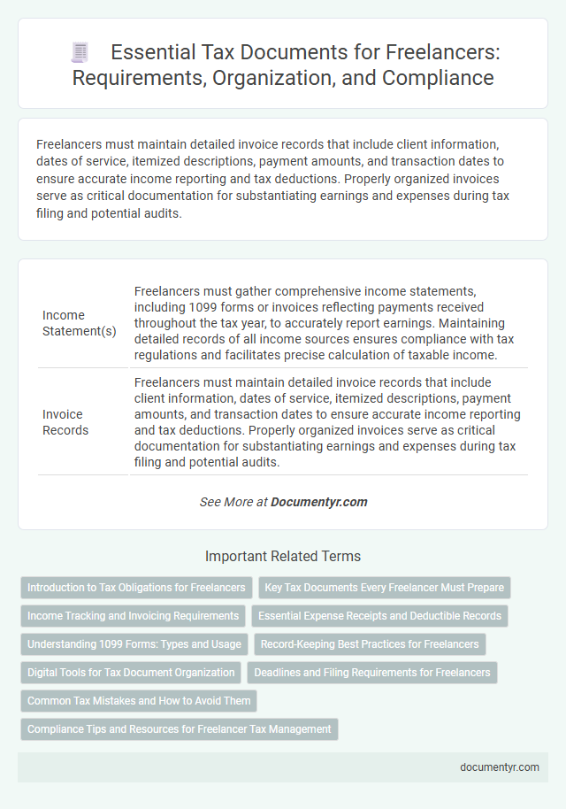 Essential Tax Documents for Freelancers: Requirements, Organization, and Compliance