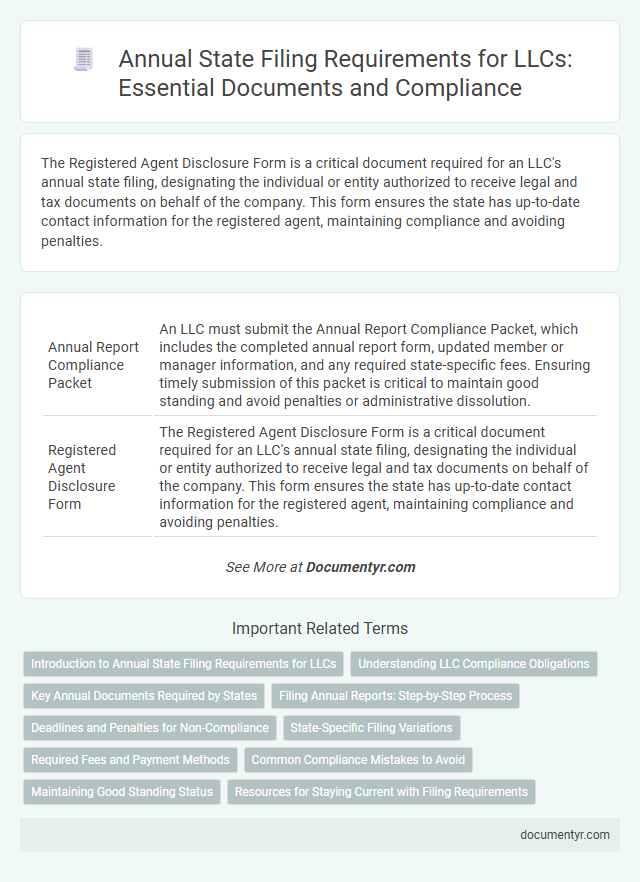 Annual State Filing Requirements for LLCs: Essential Documents and Compliance