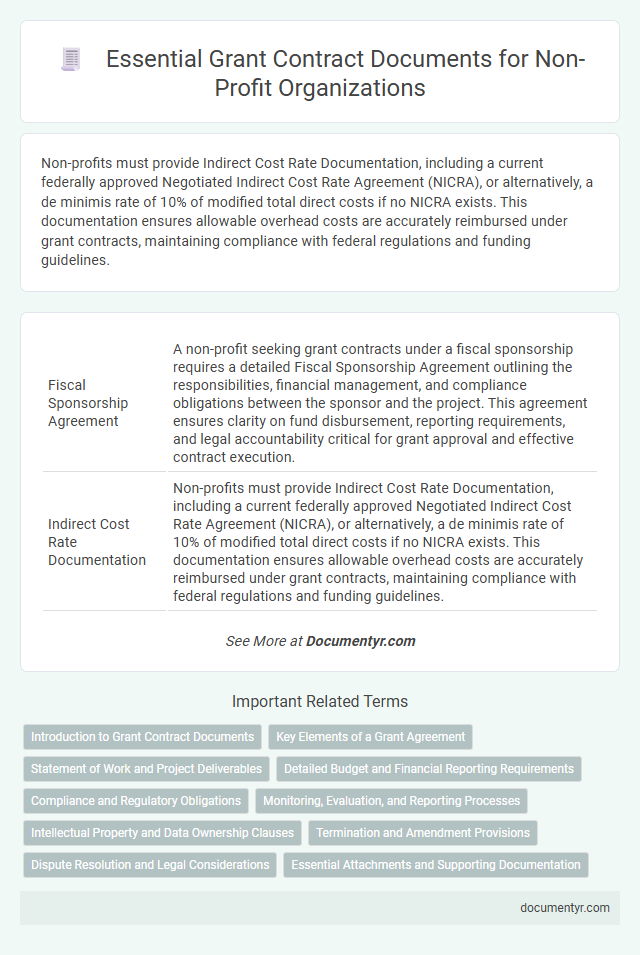 Essential Grant Contract Documents for Non-Profit Organizations