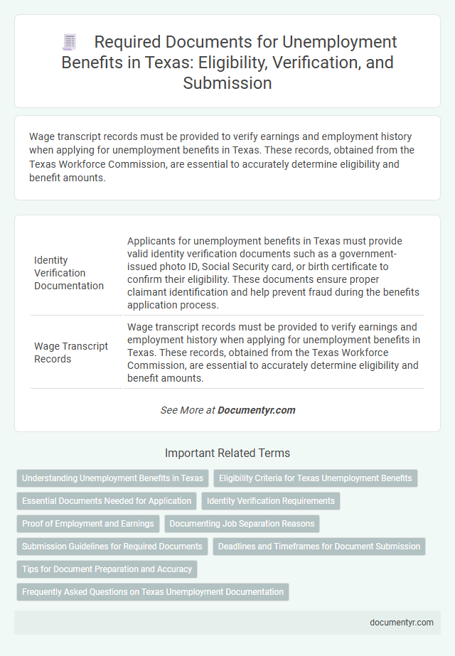 Required Documents for Unemployment Benefits in Texas: Eligibility, Verification, and Submission