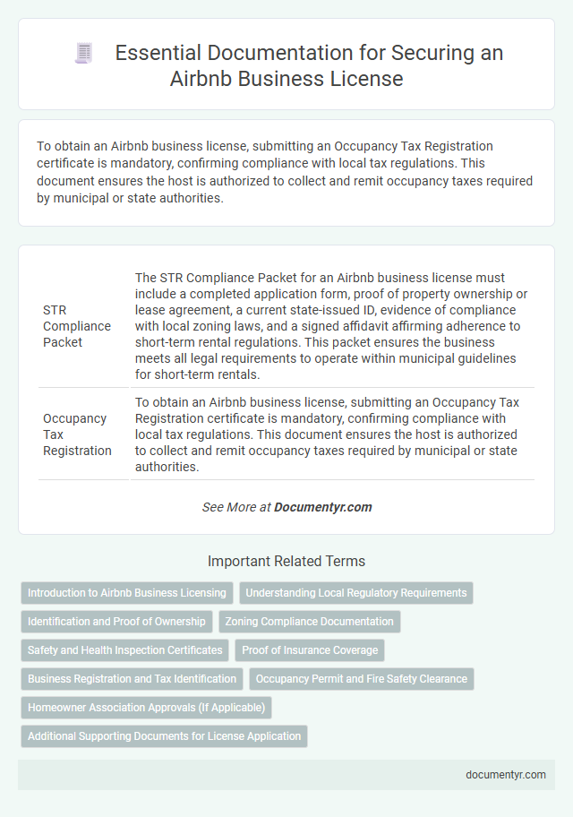 Essential Documentation for Securing an Airbnb Business License
