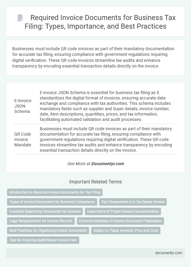 Required Invoice Documents for Business Tax Filing: Types, Importance, and Best Practices