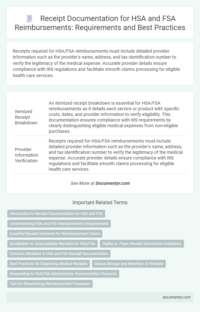 Receipt Documentation for HSA and FSA Reimbursements: Requirements and Best Practices