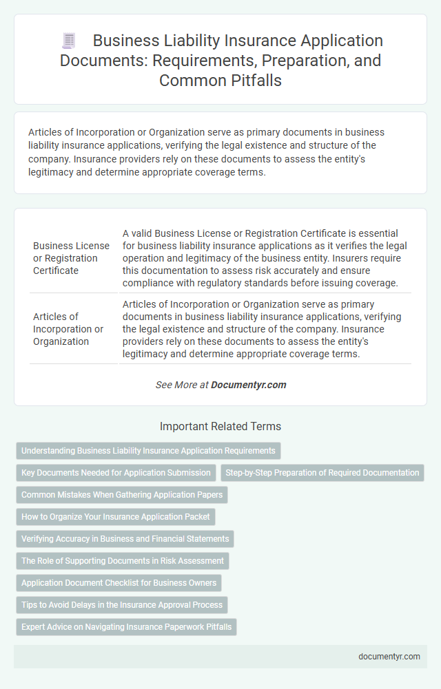 Business Liability Insurance Application Documents: Requirements, Preparation, and Common Pitfalls