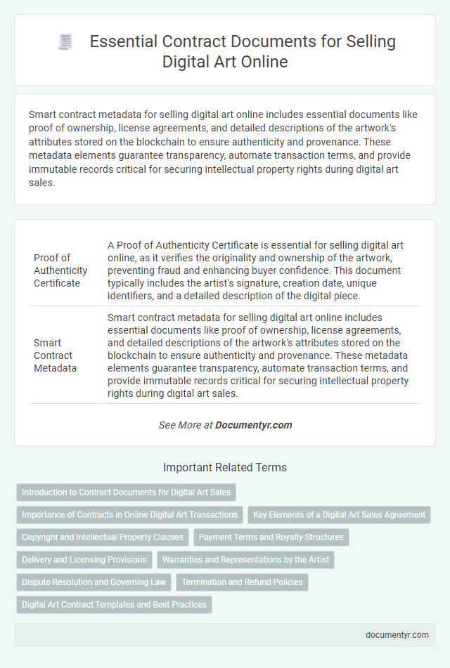 Essential Contract Documents for Selling Digital Art Online