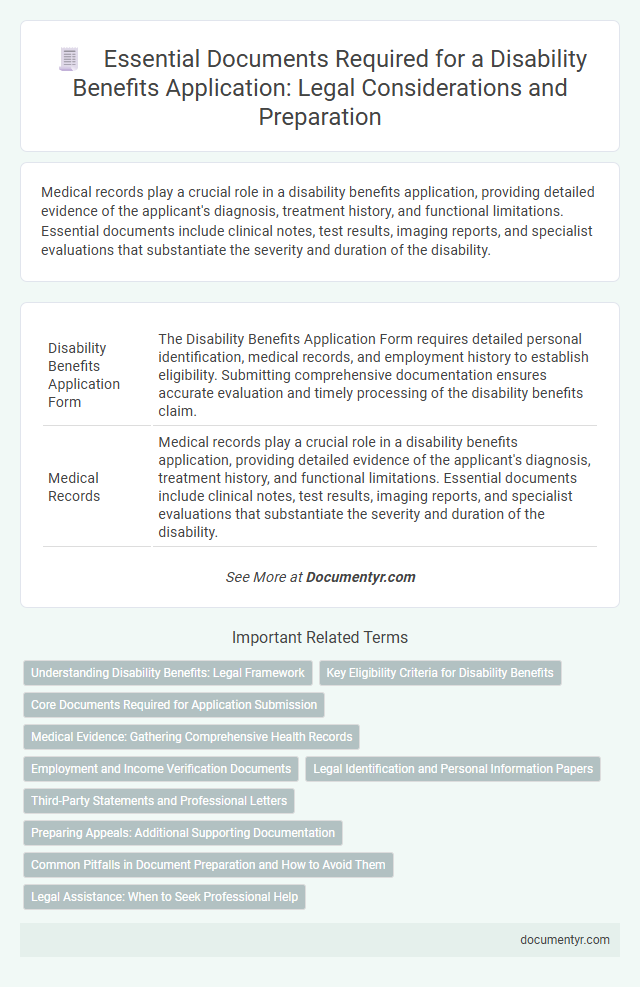 Essential Documents Required for a Disability Benefits Application: Legal Considerations and Preparation