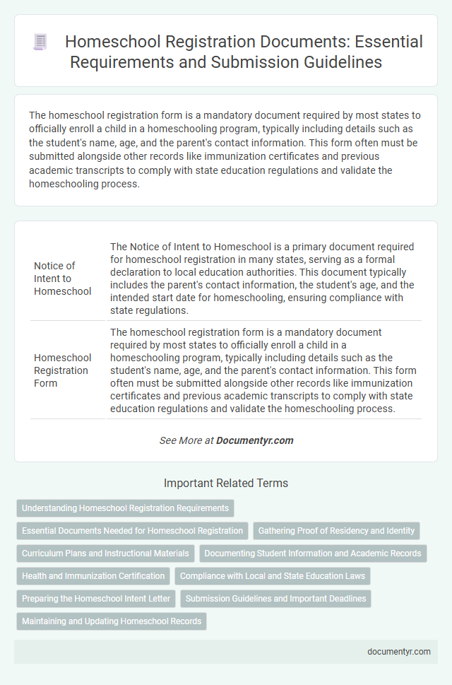Homeschool Registration Documents: Essential Requirements and Submission Guidelines