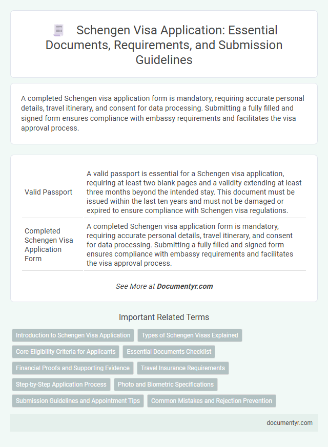 Schengen Visa Application: Essential Documents, Requirements, and Submission Guidelines