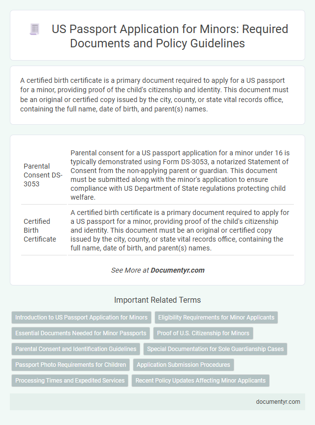 US Passport Application for Minors: Required Documents and Policy Guidelines