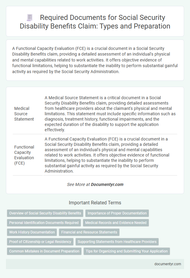 Required Documents for Social Security Disability Benefits Claim: Types and Preparation