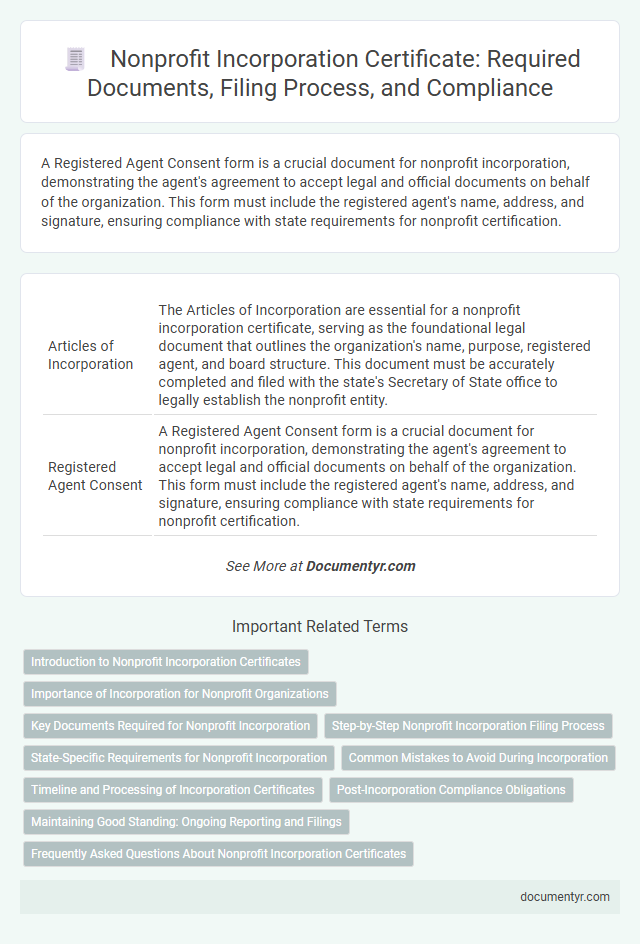 Nonprofit Incorporation Certificate: Required Documents, Filing Process, and Compliance