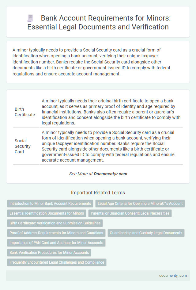 Bank Account Requirements for Minors: Essential Legal Documents and Verification
