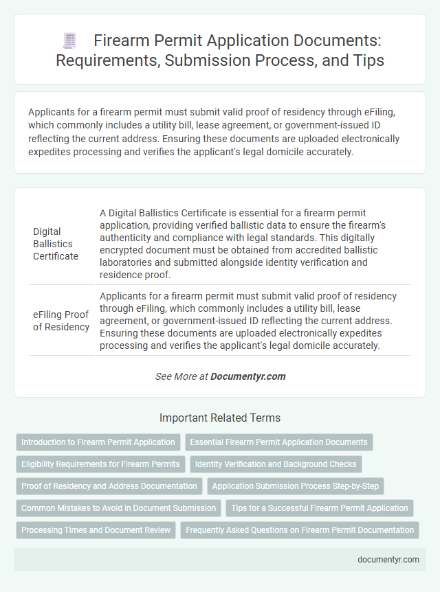 Firearm Permit Application Documents: Requirements, Submission Process, and Tips