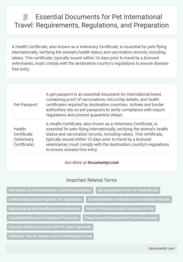 Essential Documents for Pet International Travel: Requirements, Regulations, and Preparation