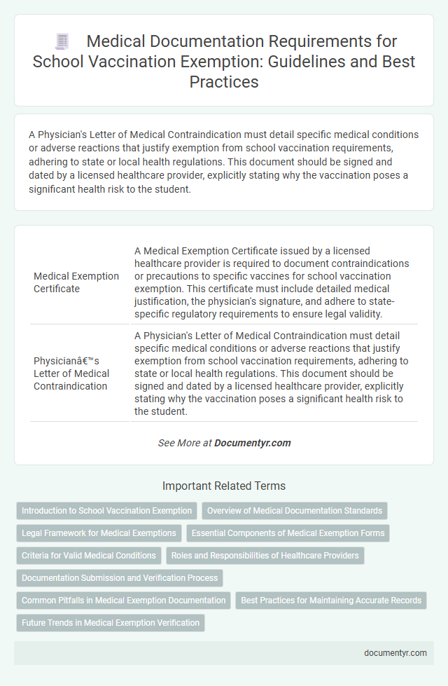 Medical Documentation Requirements for School Vaccination Exemption: Guidelines and Best Practices
