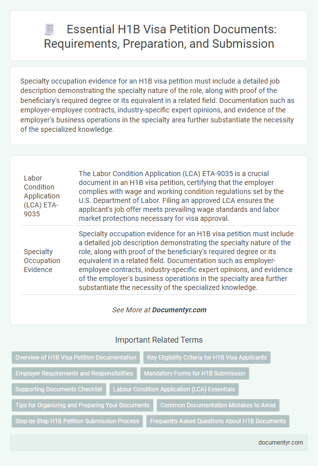 Essential H1B Visa Petition Documents: Requirements, Preparation, and Submission