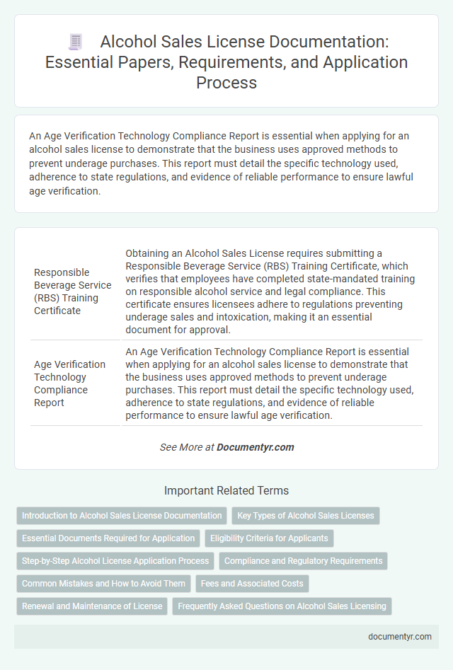Alcohol Sales License Documentation: Essential Papers, Requirements, and Application Process
